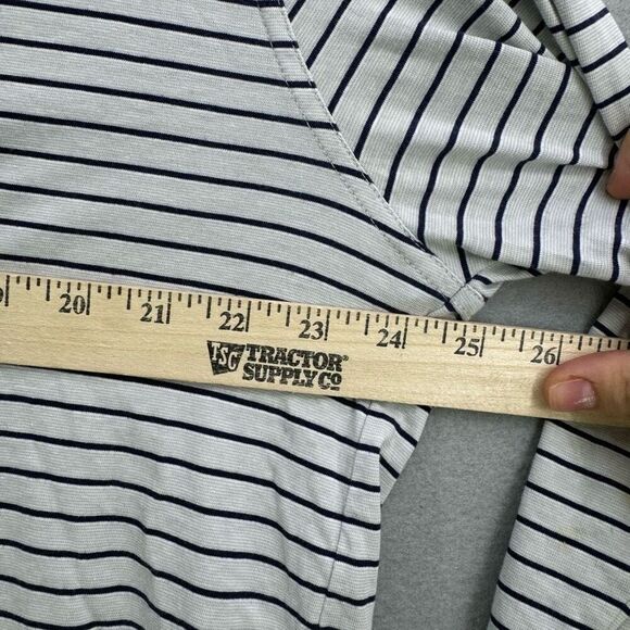 J. McLaughlin Marcus Striped Polo Long Sleeve Shirt Size XL - Picture 10 of 10